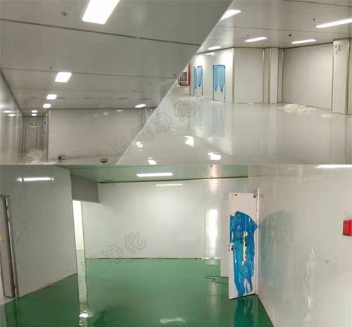 潔凈室(區(qū))收尾工作 —— 民權(quán)愛德時(shí)代新能源項(xiàng)目車間