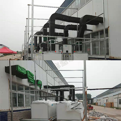 潔凈室外圍凈化設(shè)備安裝收尾工作(1) —— 民權(quán)愛德時(shí)代新能源項(xiàng)目車間