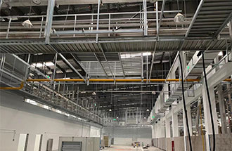 7月1日，志遠凈化工程項目傳回的河安陽某食品加工廠凈化工程工地施工進度