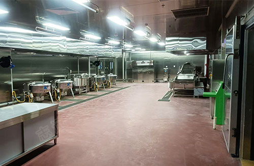 中央大廚房凈化工程2-泰山玻璃纖維(太原)有限公司職工餐廳裝飾裝修工程